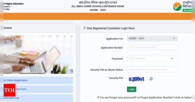 AISSEE 2025: Sainik School entrance exam registration for class 6 and 9 ends today, check direct link here
