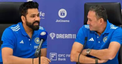 Indian Cricket Team Captain Rohit Sharma During Press Confrence Video Goes Viral Latest Sports News