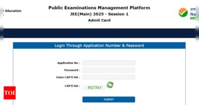 JEE Mains 2025 admit card for January 22, 23, and 24 exam out: Check direct link here