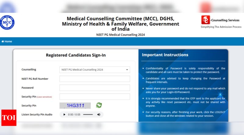 MCC NEET PG Counselling round 3 closing today: Direct link to apply here |