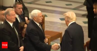 Mike Pence Donald Trump Handshake: Mike Pence reacts to wife's intentional snub to Donald Trump: 'She loves her husband'