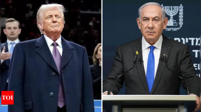 'Thank you for keeping your promise to give Israel the tools': Netanyahu to Trump